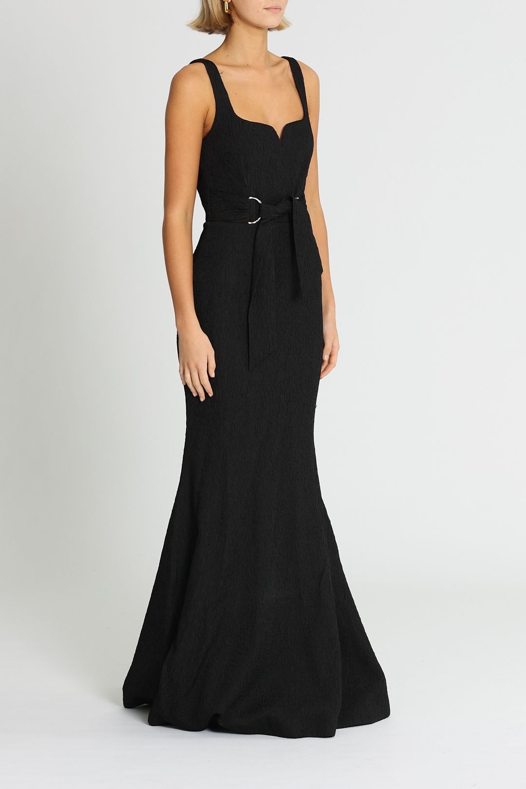 Grey and black gown new arrivals