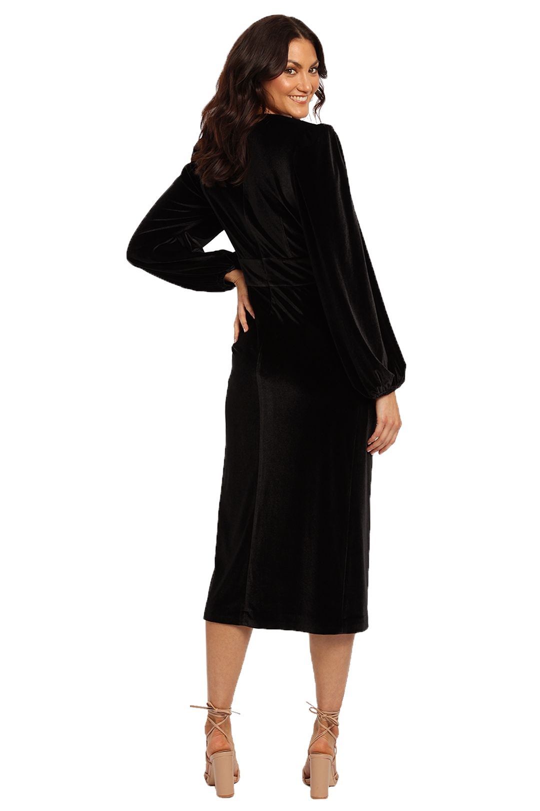 Rebecca velvet 2025 maxi dress