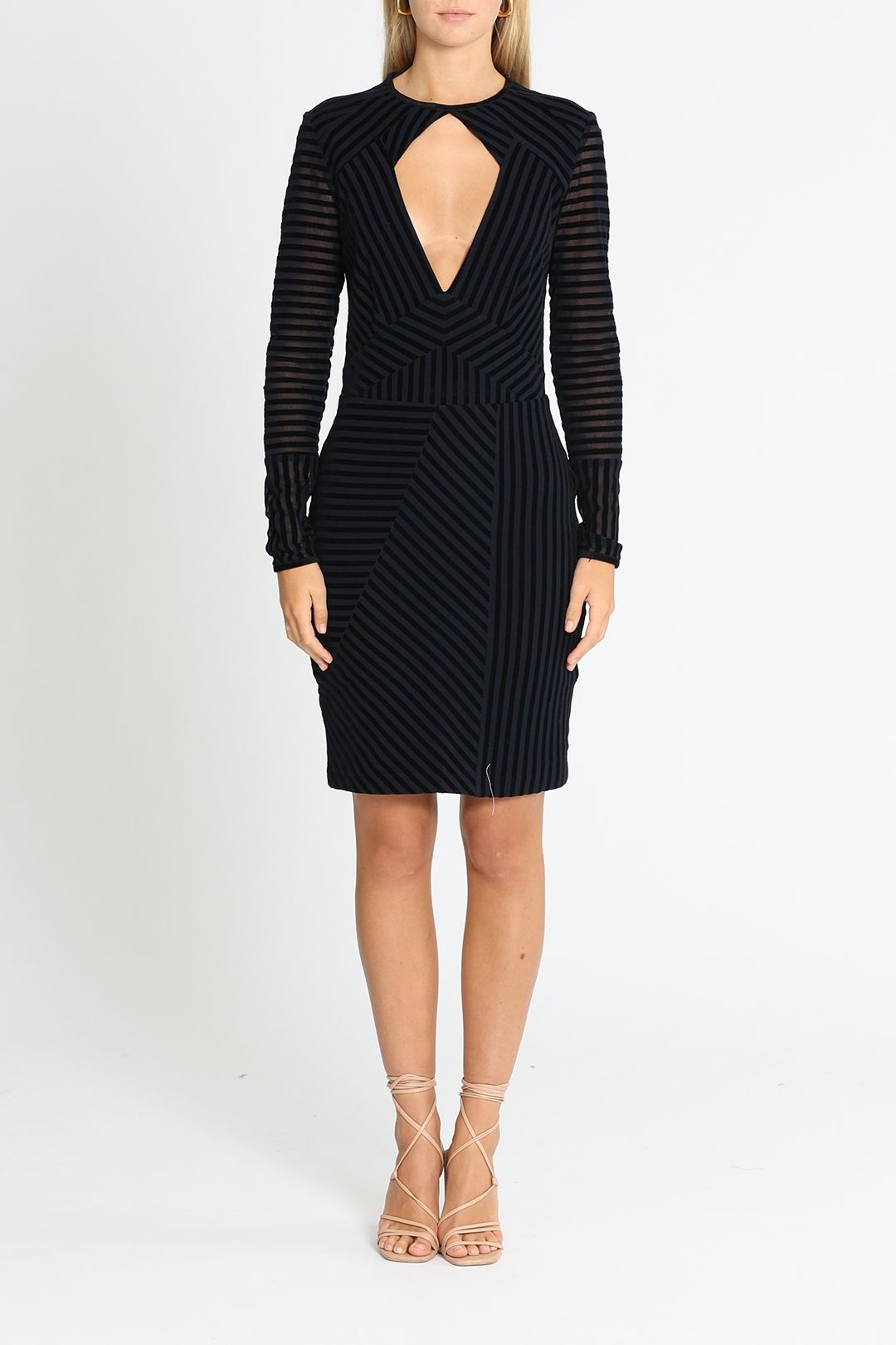 Rebecca Vallance Navy Striped Mini