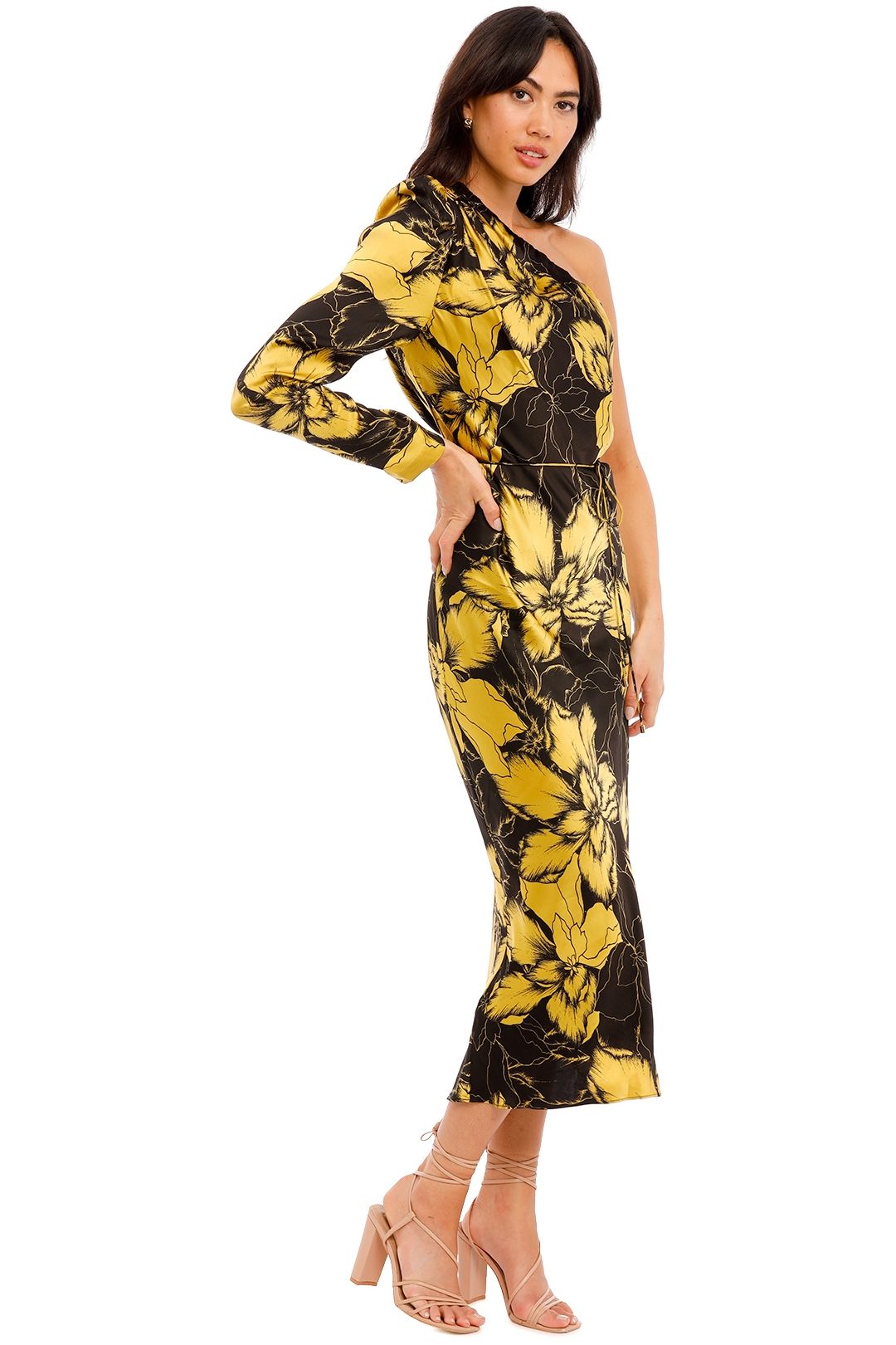【REBECCA VALLANCE】Erin Long Sleeve Midi Dress ラップドレス Erin Long Sleeve Midi Dress Black – Rebecca Vallance