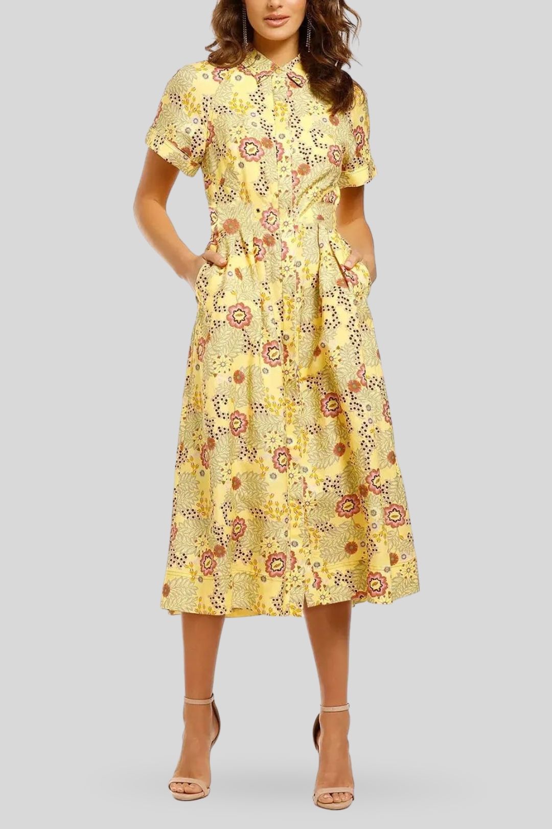 Rebecca-Vallance-Sahara-SS-Mid-Dress-Floral-Print-Front