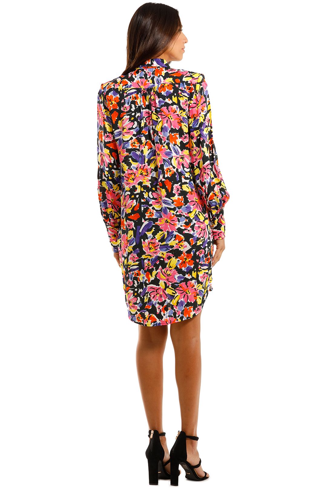 Rebecca Vallance Soho LS Mini Shirt Dress