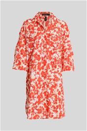 Marc Cain Red Print Shirt Dress