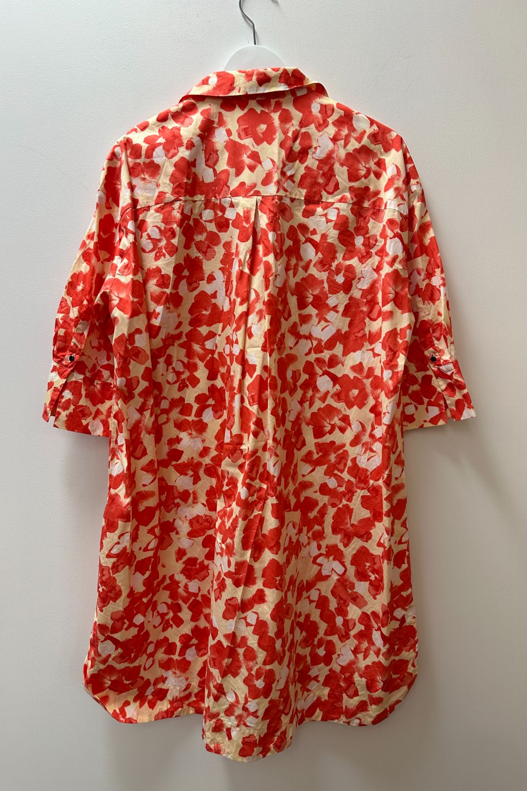 Marc Cain Red Print Shirt Dress