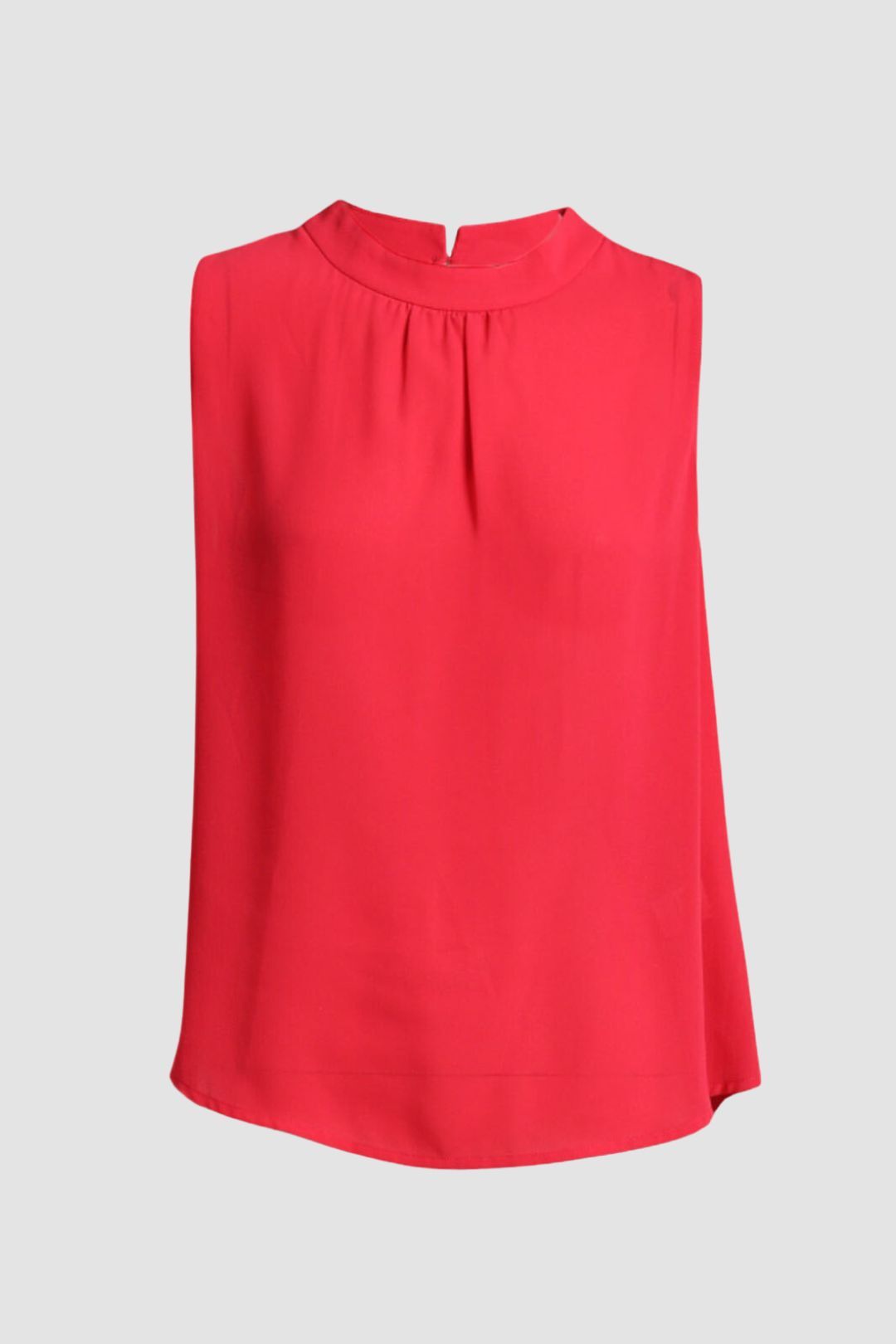3020210 Red Sleeveless Blouse