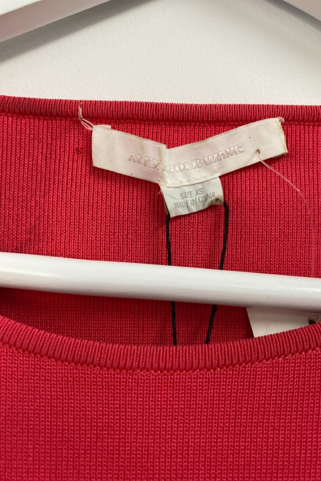Alexander wang - Red Knit Wrap Top