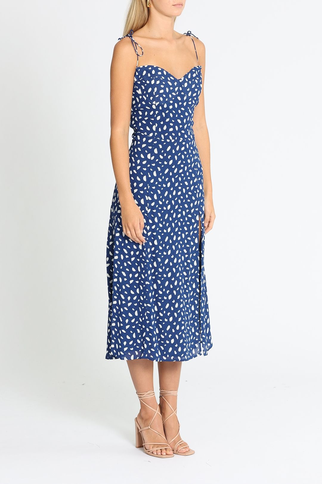 Reformation Juliette Dress Moray Sweetheart Neck