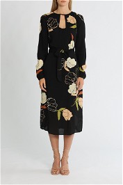 Reiss Arley Large Scale Floral Dress