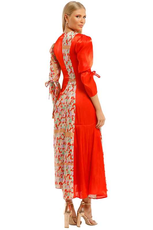 Tanika Dress Silk Twill Print Mix by Rejina Pyo for Rent | GlamCorner