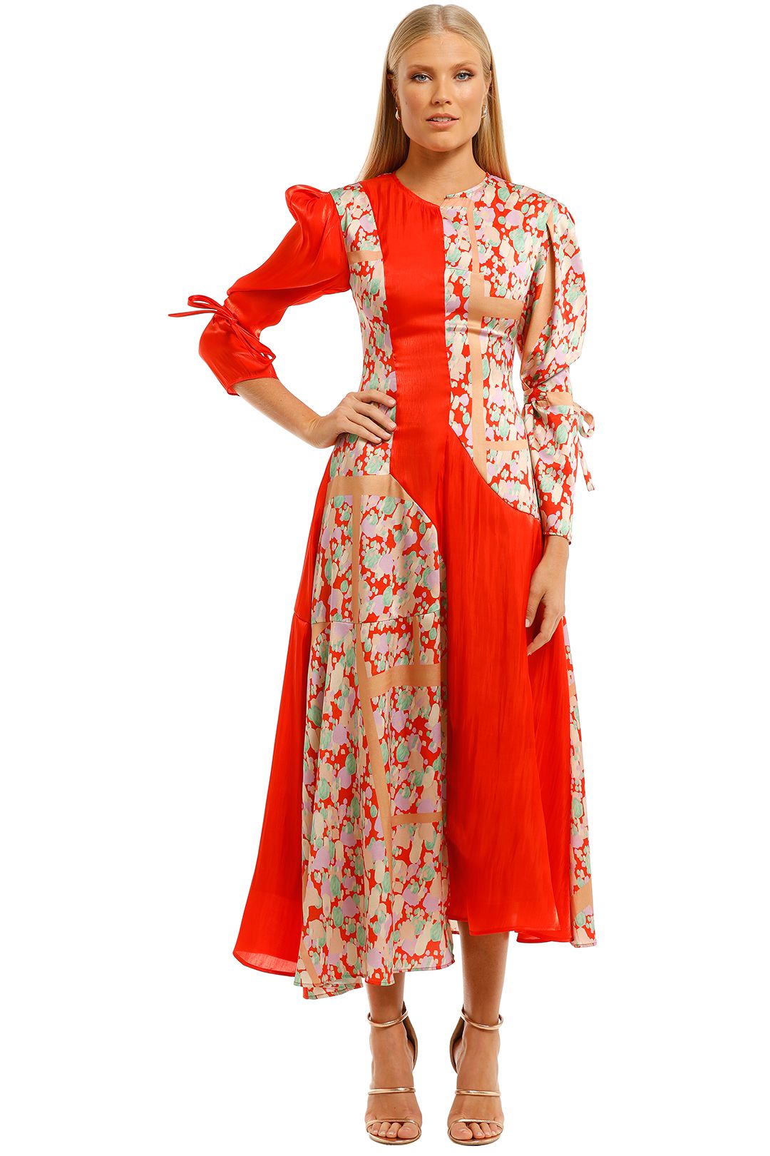 Rejina-Pyo-Tanika-Dress-Silk-Twill-Print-Mix-Front