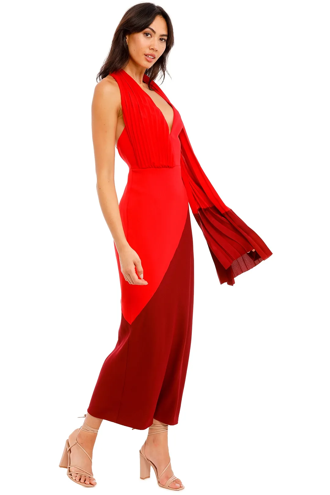 Rent Flora dress in cherry mix for formal events.