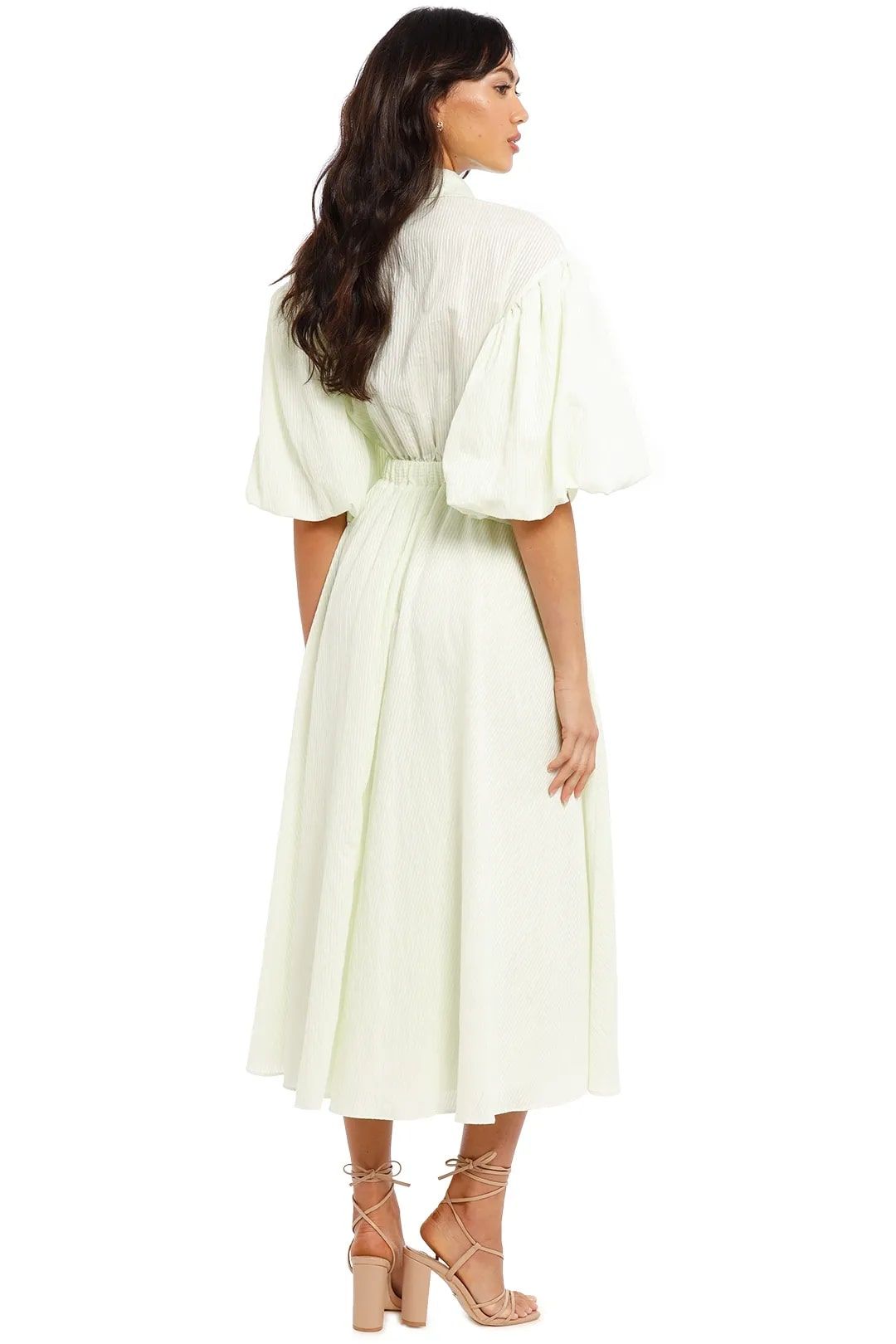 Glebe dress in iced mint for formal events.
