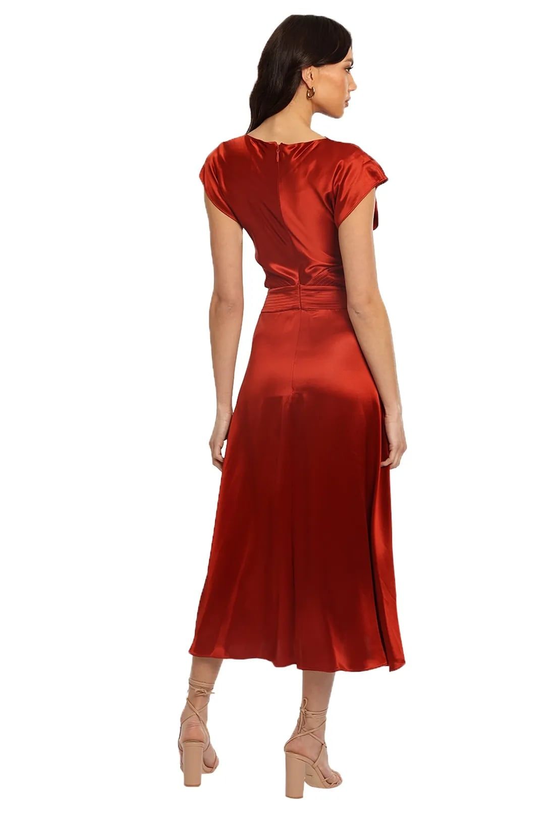 Plympton dress in red for formal events.