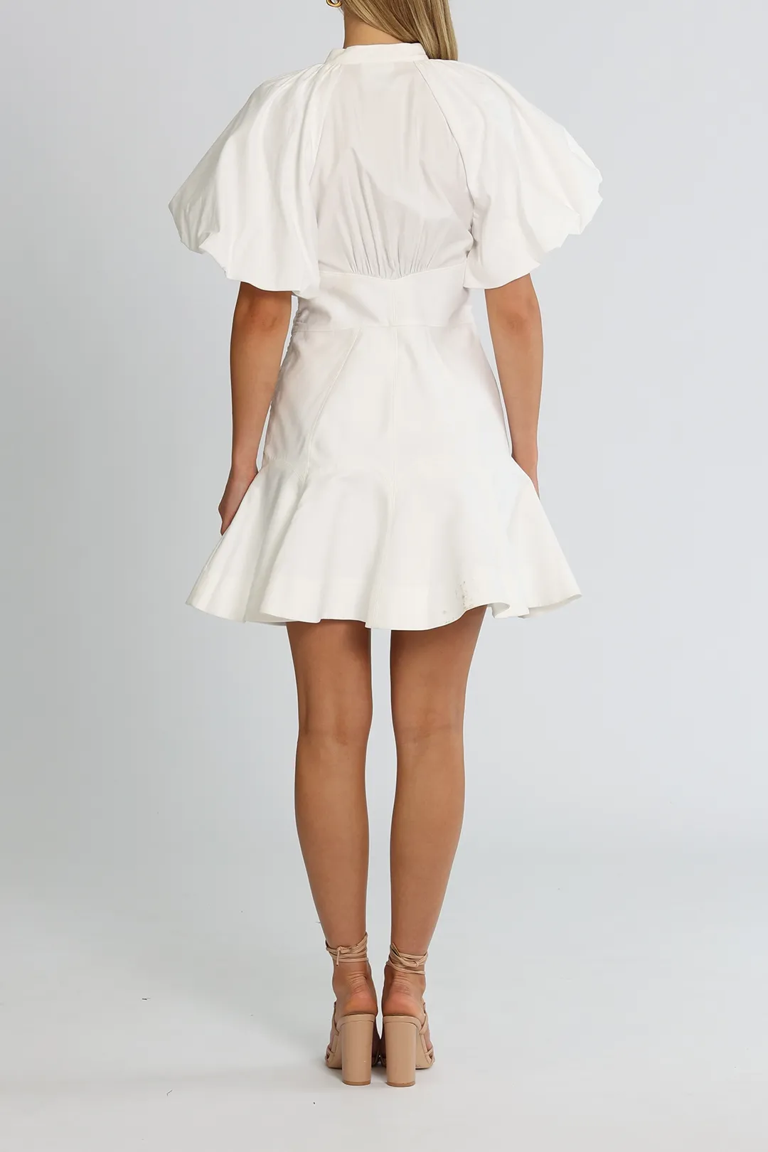 Dalbury Dress in white for summer party rentals.