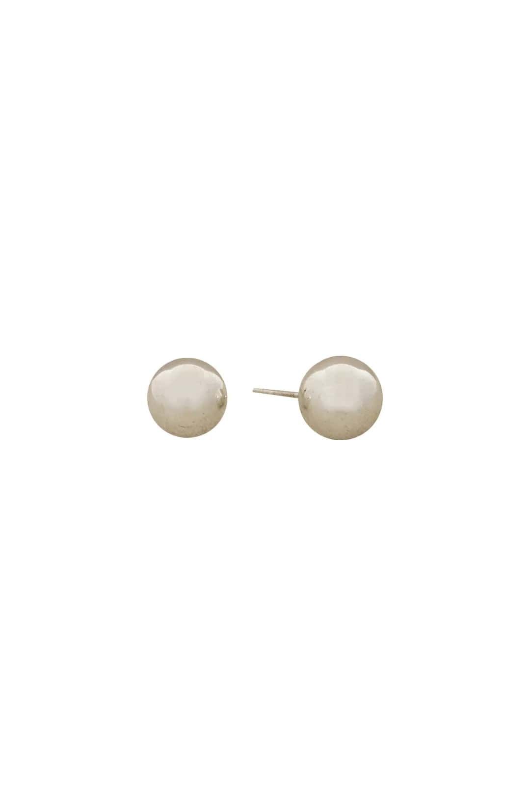 10mm Metal Ball Stud Earring by Adorne, available for rent