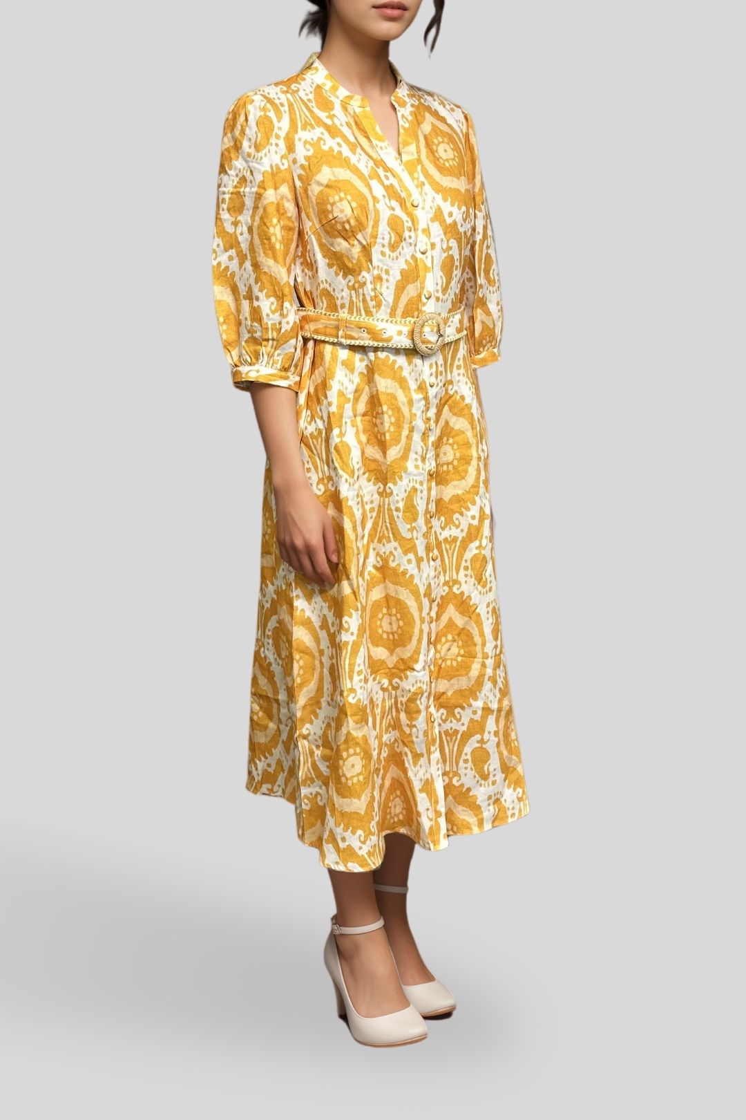 knee length dresses for ladies Oscar de la Renta Poppies Illusion Neck Pencil Pink Midi Dress  Runway  Catalog