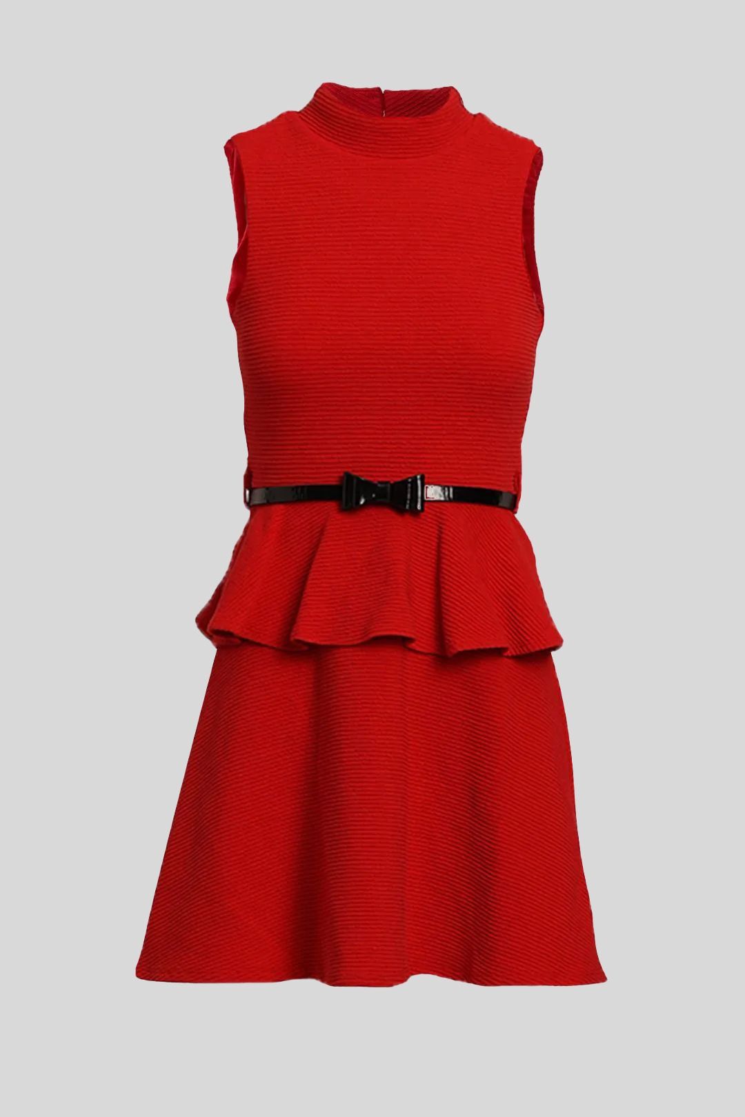 Review - Girls Red High Neck Dress