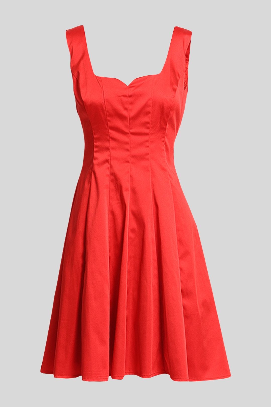 Review red dress online