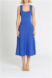 Review Sienna Knitted Dress Blue