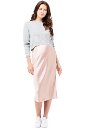 Ripe-Maternity-Lexie-Satin-Skirt-Dusty-Pink-Front