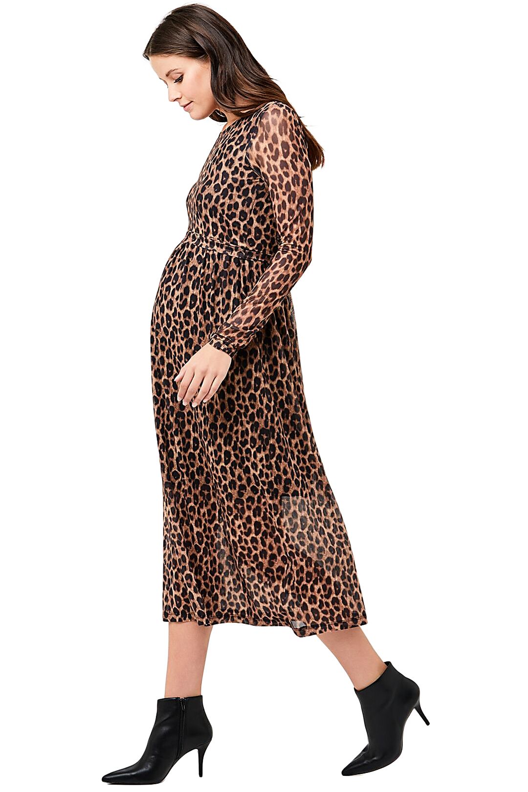 Leopard print nursing dress hotsell