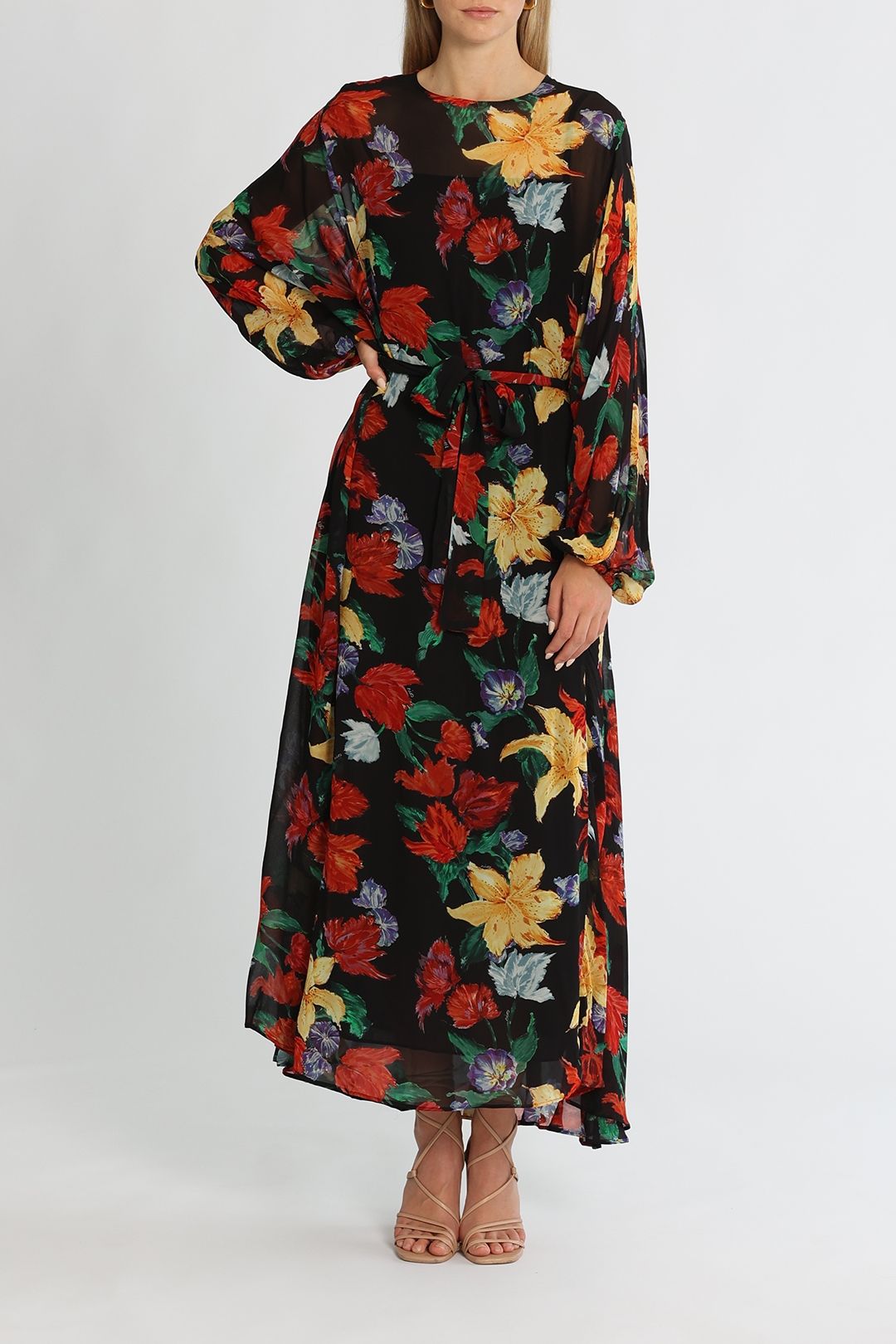 Hire Pia Lily Garden Belted Tent Dress Rixo London GlamCorner