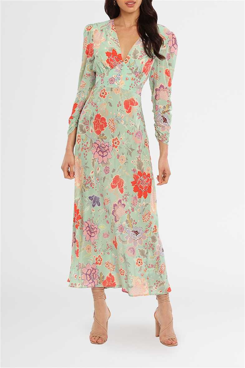 Hire Selma Midi Dress | Rixo London | GlamCorner