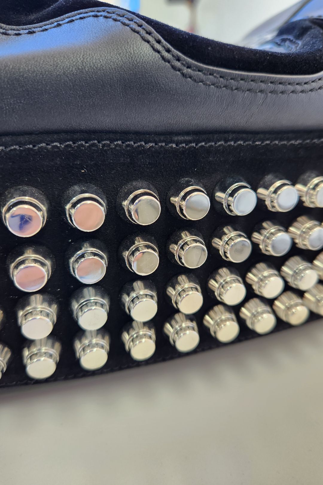 Alexander Wang  Rockie Black and Grey Duffel Bag
