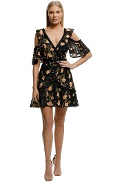 Rodeo Show-Danni Mini Dress-Black-Front