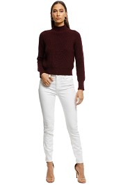Rodeo Show - Adriana Knit - Plum - Front