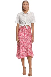 Rodeo Show - Madison Midi Skirt - Pink - Front