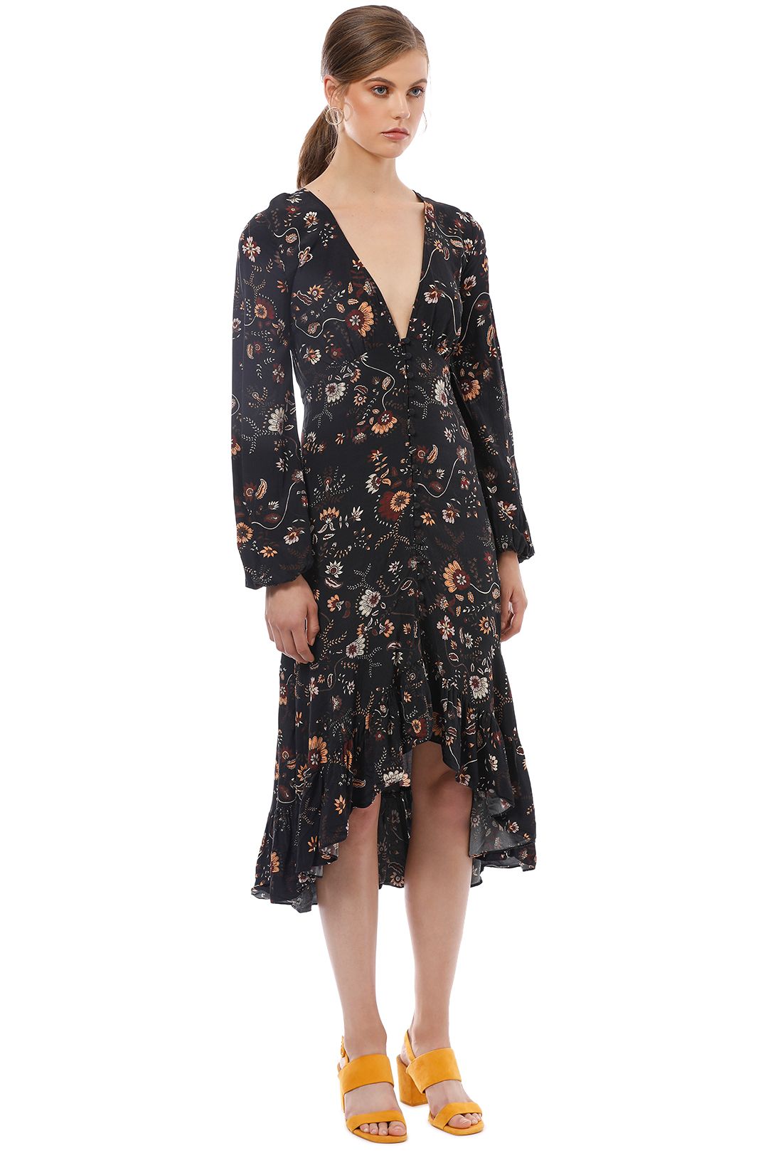 Mireya Midi Dress by Rodeo Show for Rent | GlamCorner Mireya Midi Dress by Rodeo Show for Rent | GlamCorner