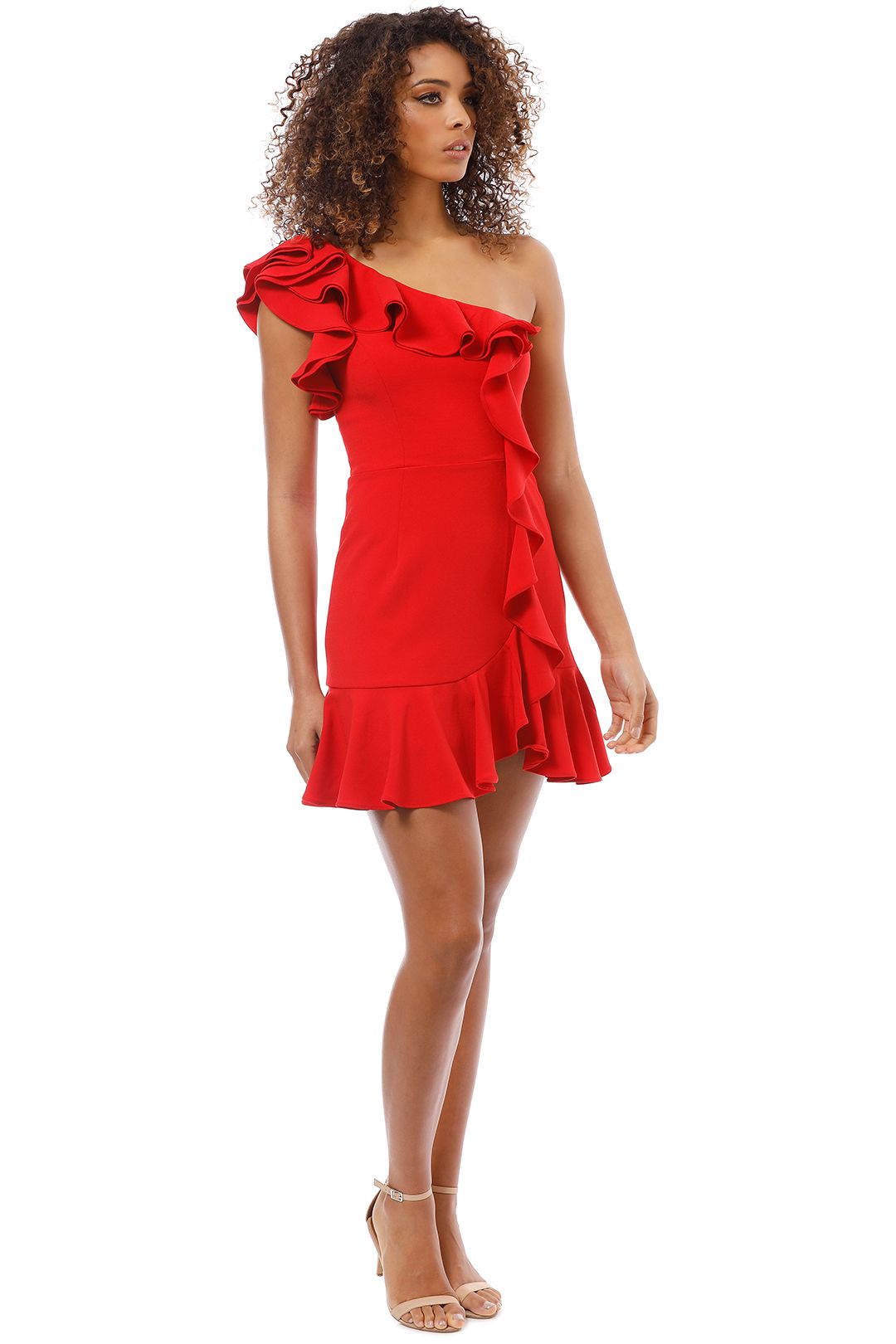 Rodeo Show - Sabine Dress - Red - Side