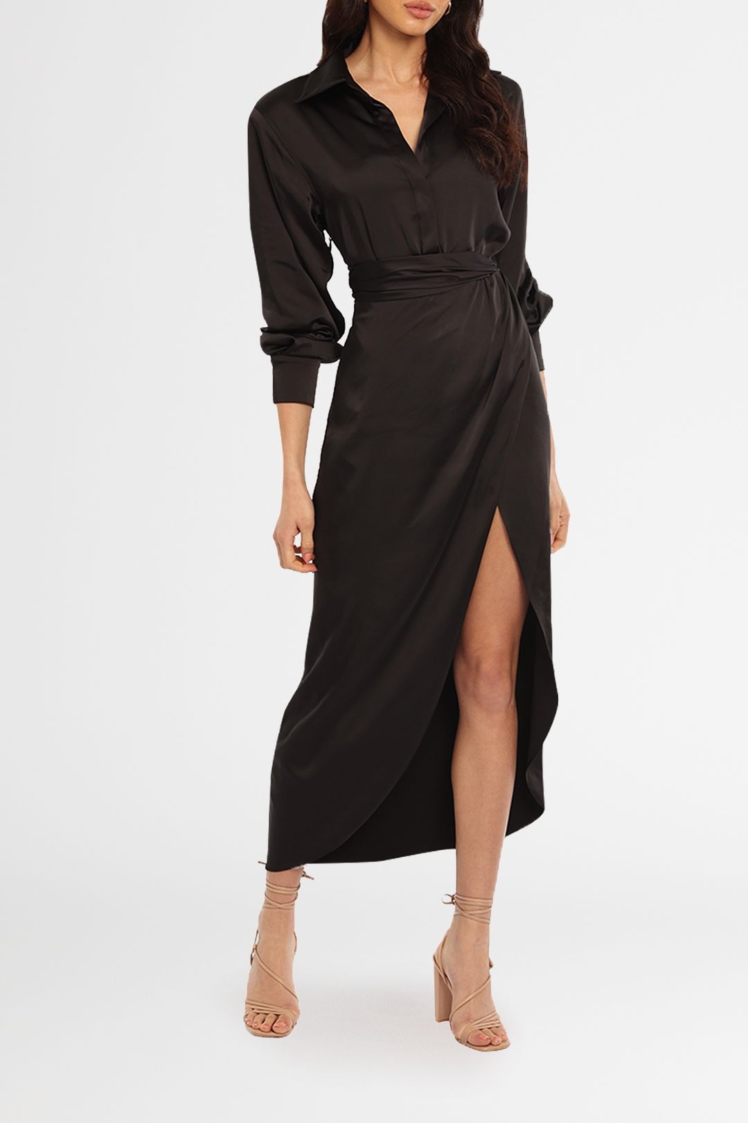 Ronny Kobo Bernice Dress Black