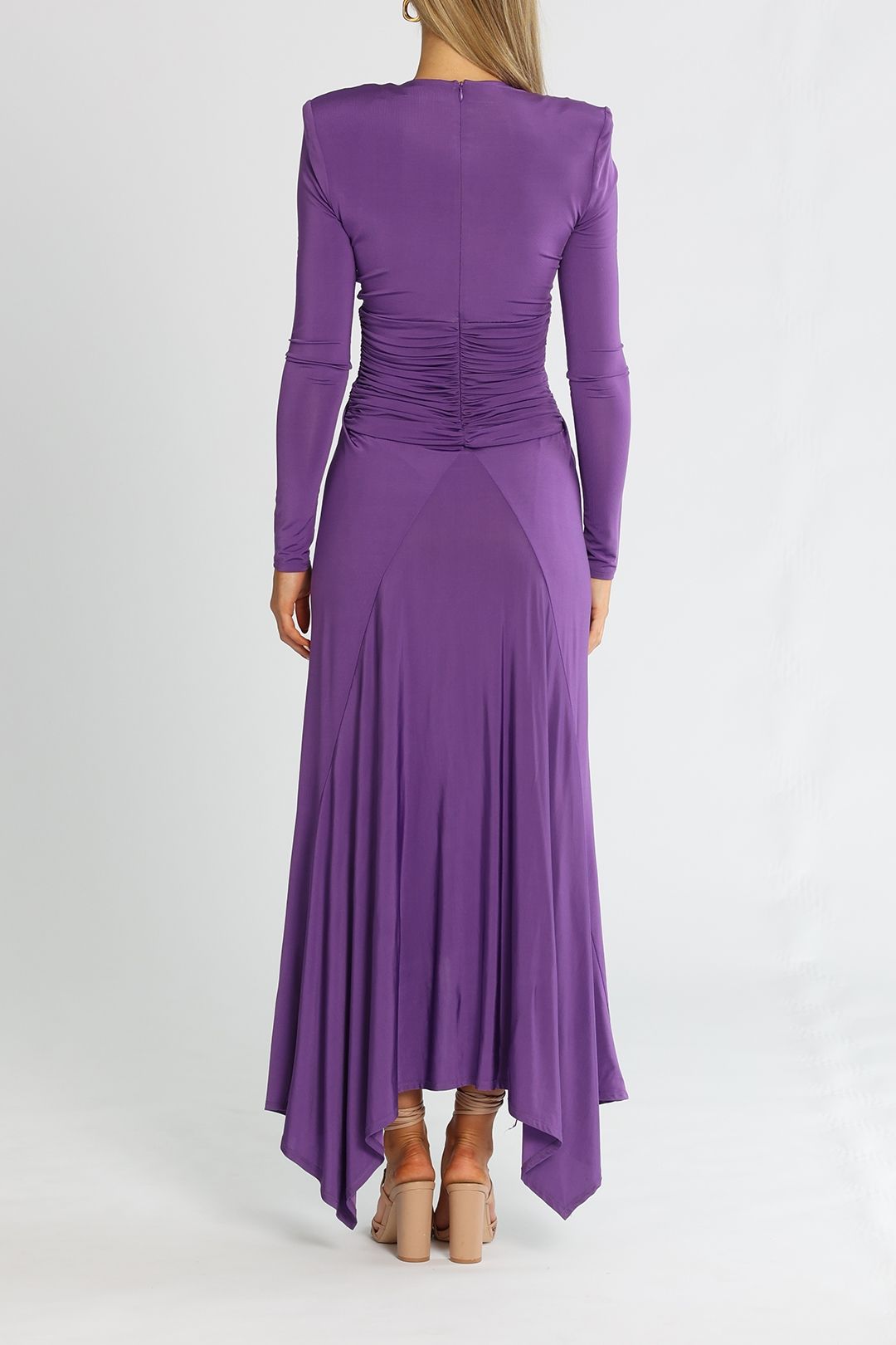 Ronny Kobo Stormy Dress Purple Ruch