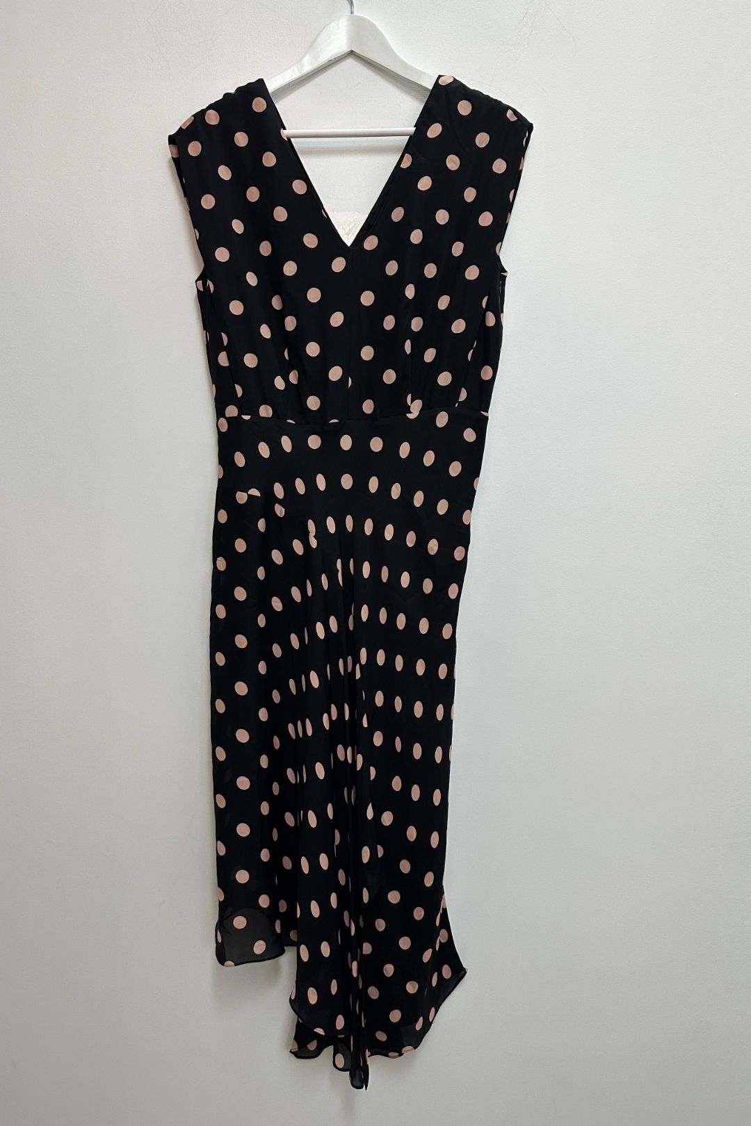David Lawrence - Rosebery Pink Spot Dress in Black