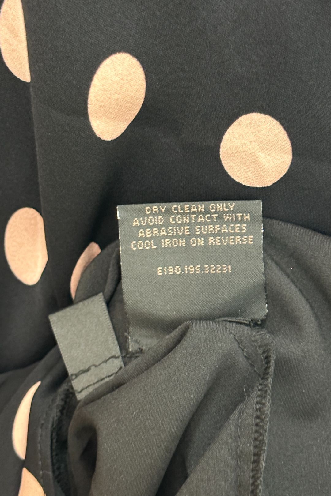 David Lawrence - Rosebery Pink Spot Dress in Black