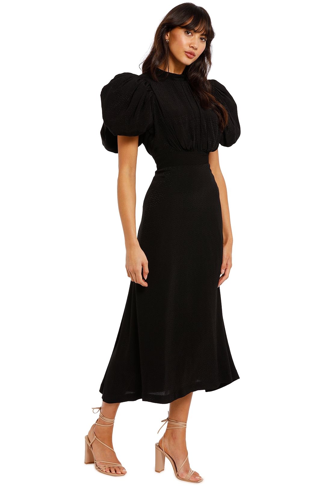 rotate dresses Women's Flower Sequins Maxi Dress hook pull to TURN Alberty floral-appliqué mesh gown in
