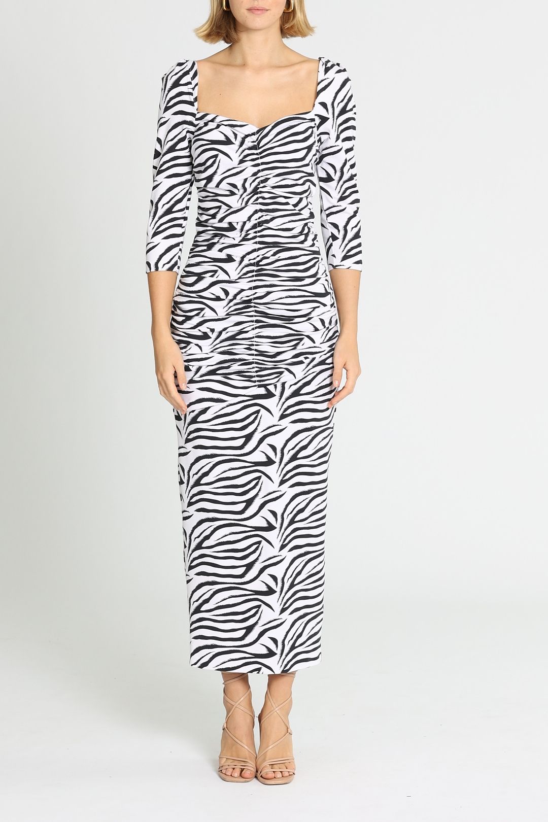 Zebra midi dress on sale