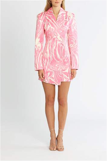 Hire Shannon Aurora Pink Blazer Dress Rotate By Birger