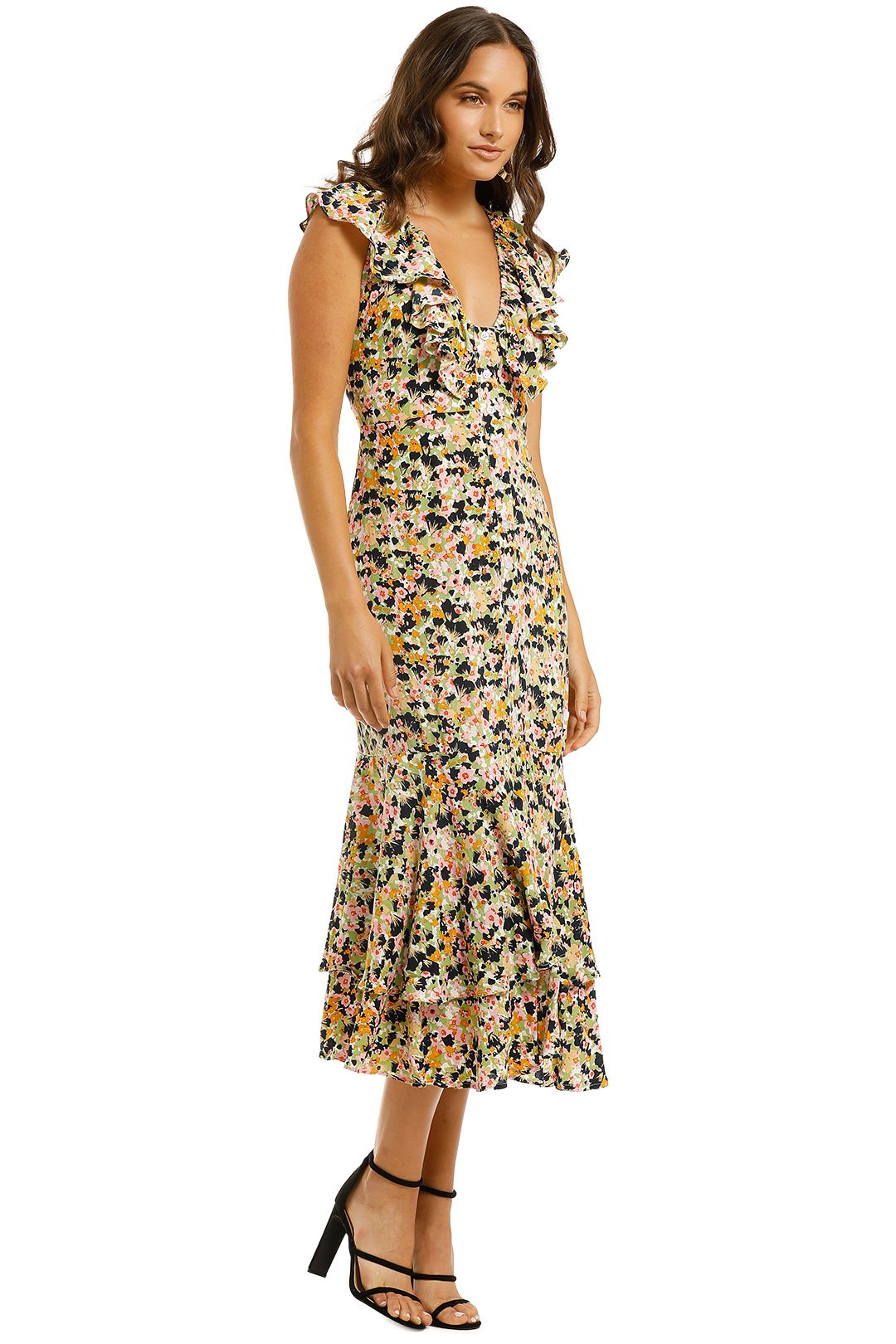Armona Dress in Floral Light by Rue Stiic for Rent