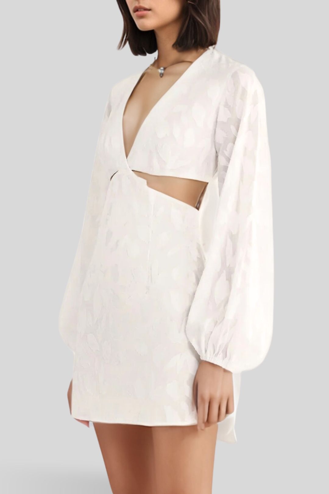 Rumer	Giselle Cutout Mini Long Sleeves