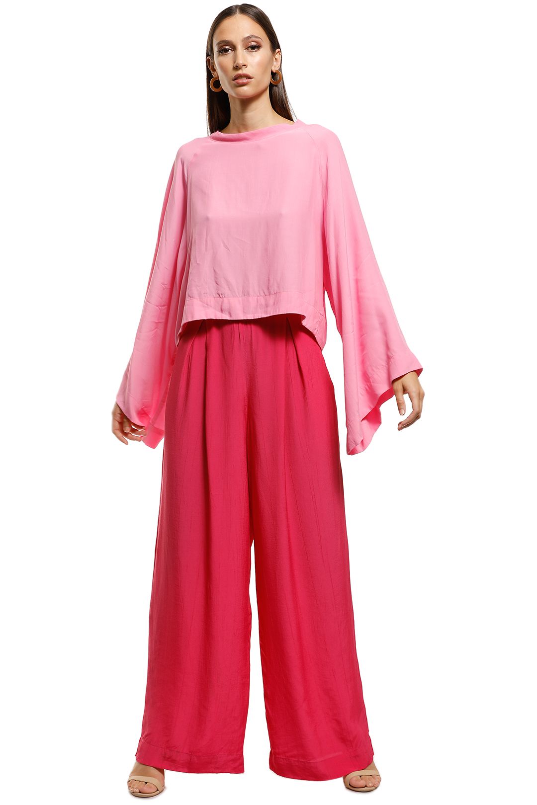 S/W/F - Dart Pant - Pink - Front