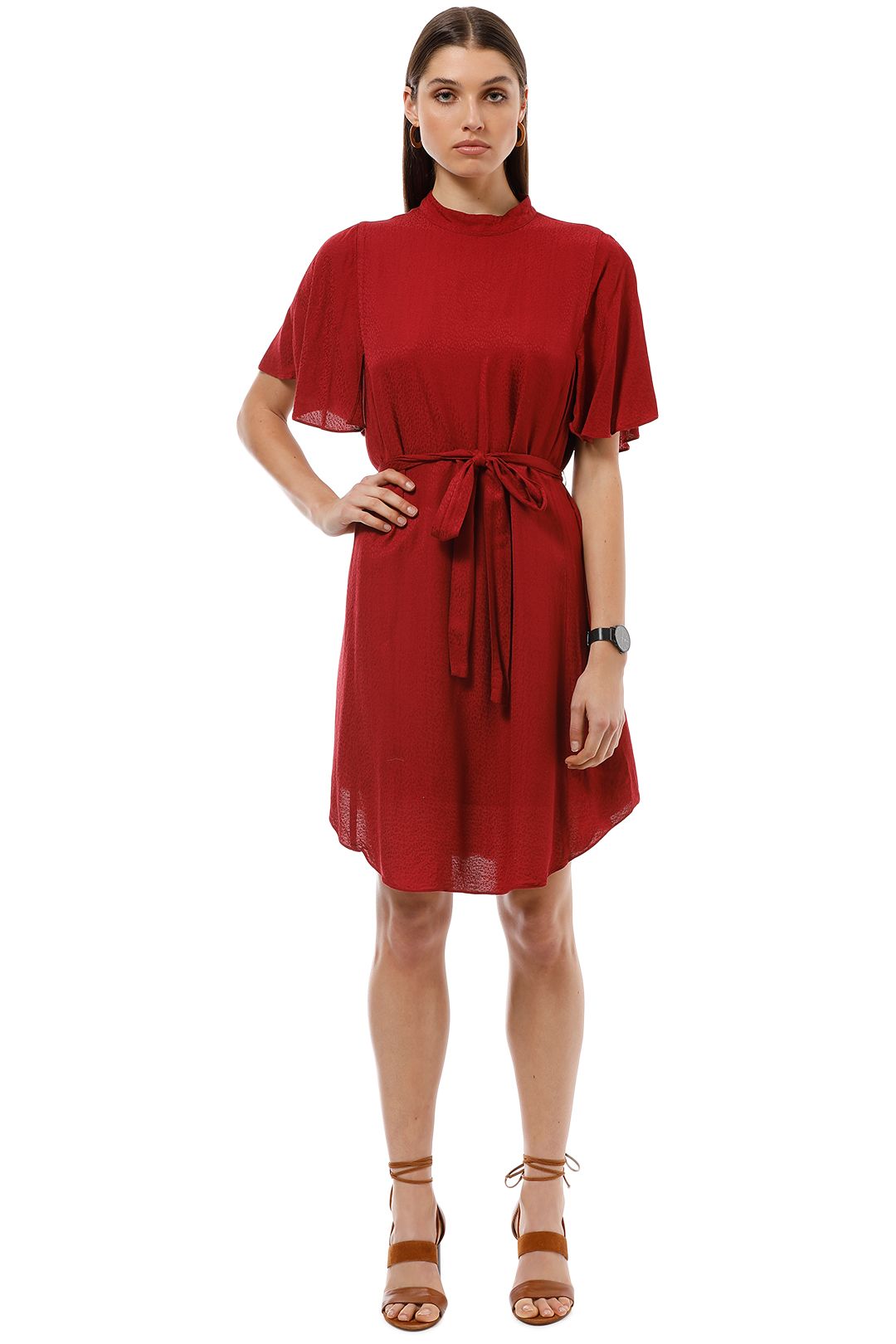 Saba - Meadow Dress - Red - Front