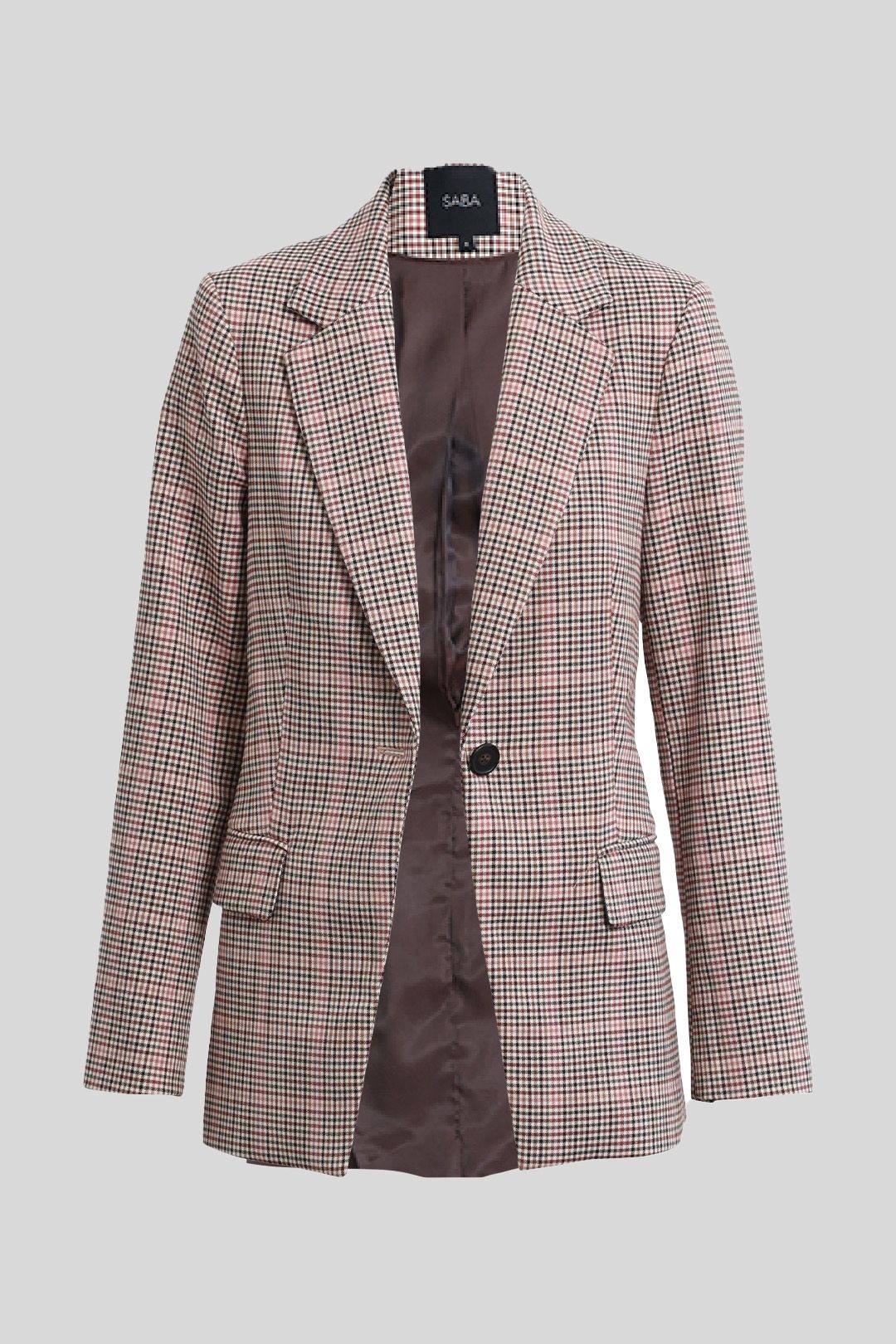 Saba - Arlo Check Tailored Blazer