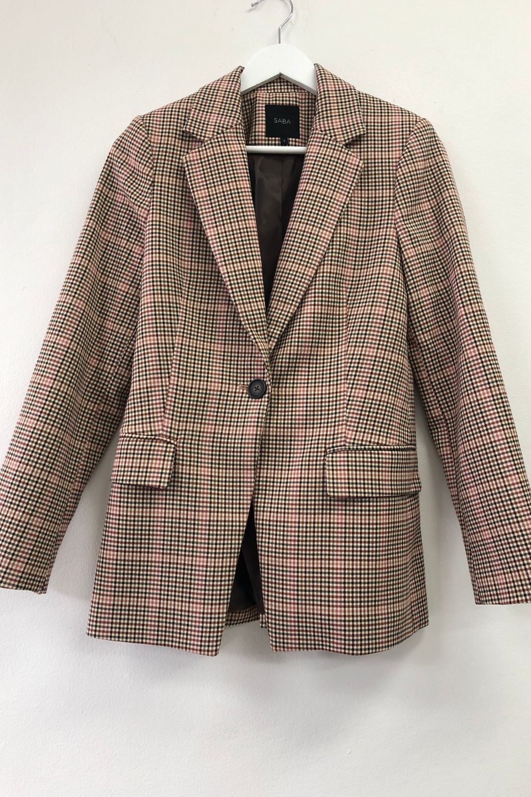 Saba - Arlo Check Tailored Blazer