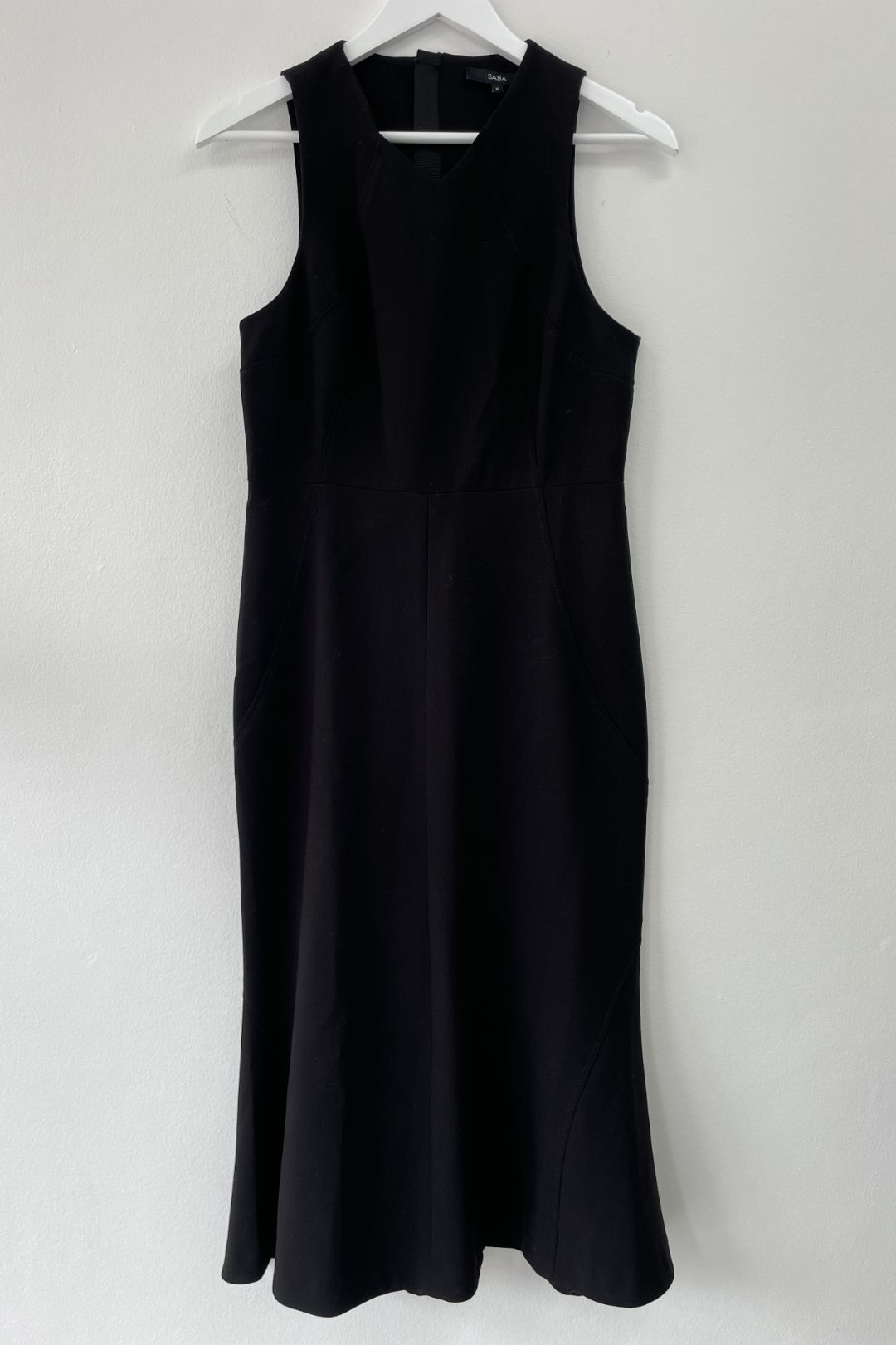 Saba - Black Sleeveless Midi Dress