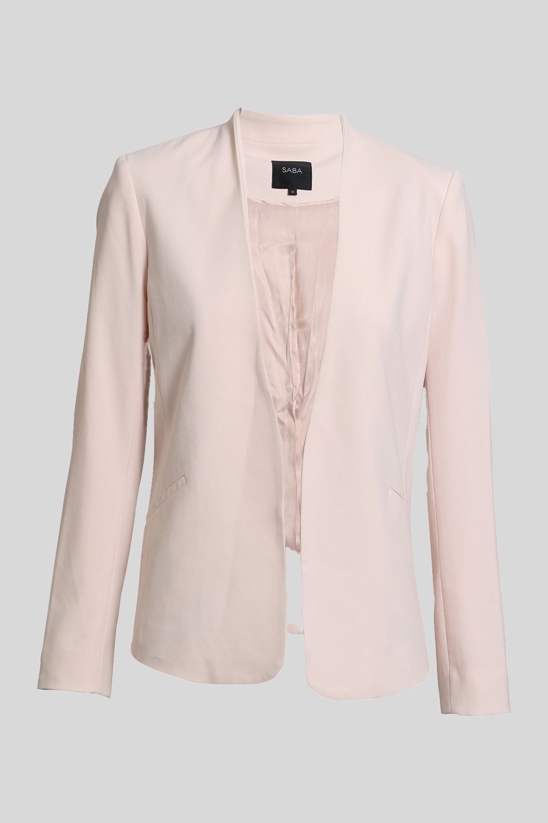 Saba - Pink Collarless Blazer