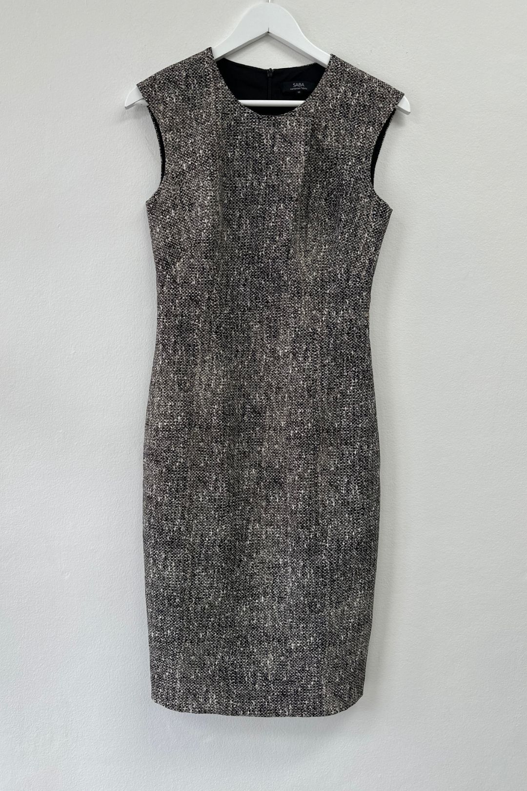 Saba - Tweed Print Sleeveless Dress