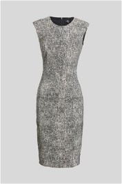 Saba - Tweed Print Sleeveless Dress